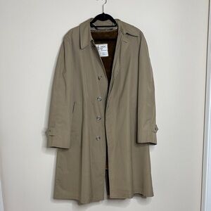 London Fog Beige Trench Coat